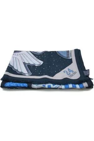 Hermès 2010s Cosmic Horse scarf