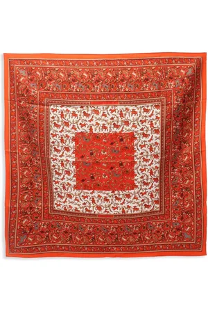 Hermès 2010s Carres 90 Chasse En Inde scarf