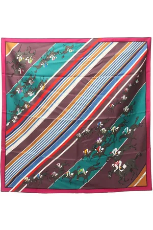 Hermès 2010s Carre 90 Les Courses scarf