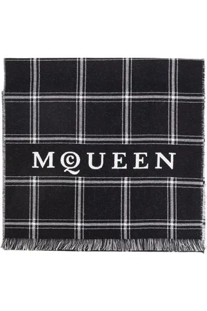 Alexander McQueen Intarsia logo scarf