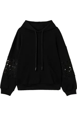 Twin-Set Macramé-detailing hoodie