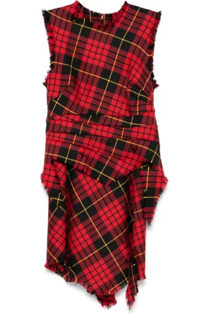 Alexander McQueen MacQueen-tartan mini dress