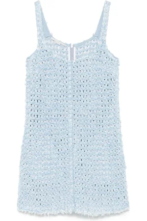 Stella McCartney Bouclé denim mini dress