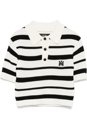 AMIRI MA Striped polo shirt