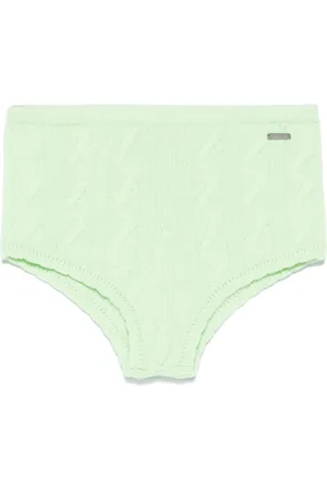BLUMARINE Cable-knit shorts