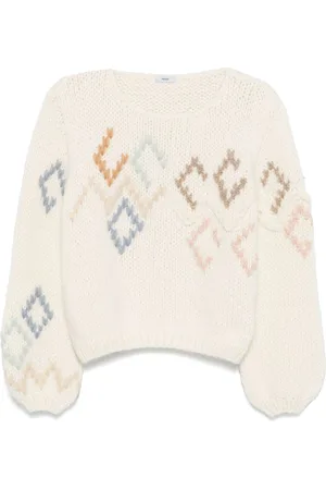 MAIAMI Diamond-patterned sweater