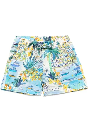 Il gufo Printed shorts