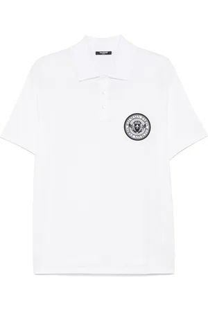 Balmain Coin-print polo shirt