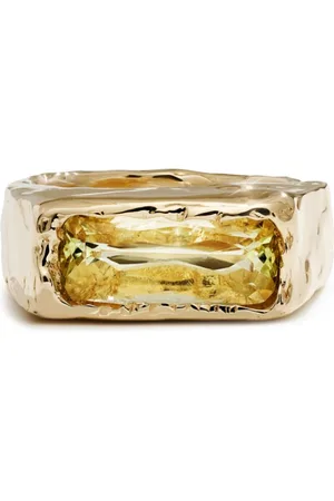 Fie Isolde 14K yellow Cogency beryl band ring
