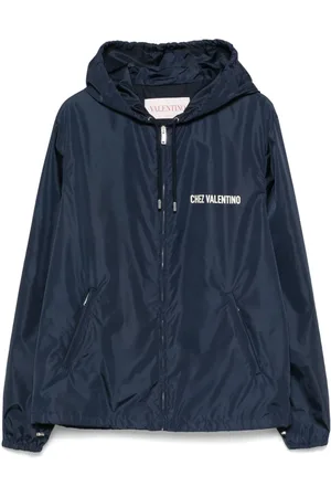 VALENTINO GARAVANI Navy nylon jacket