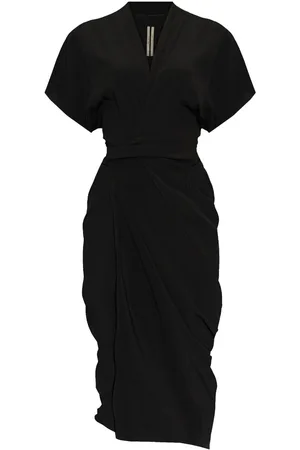 Rick Owens Wrap midi dress