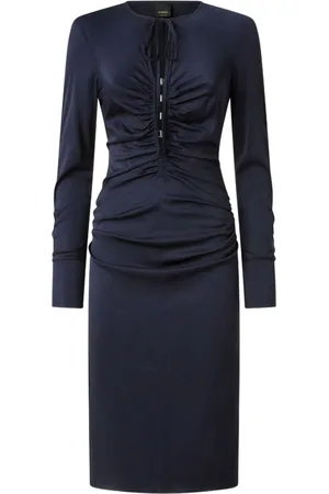Pinko Ruched midi dress