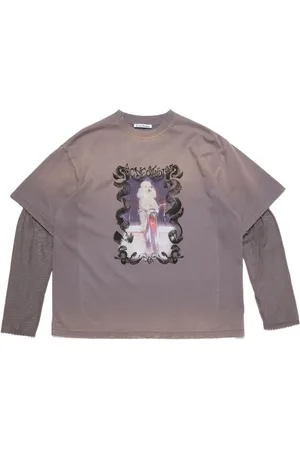 Acne Studios Layered printed T-shirt