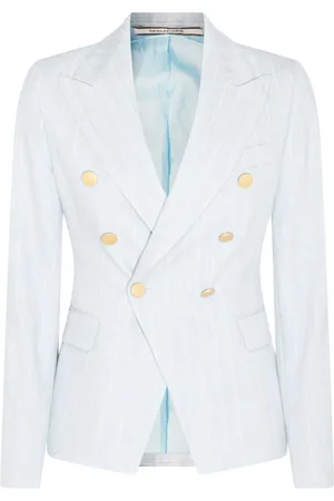 TAGLIATORE Striped double-breasted blazer