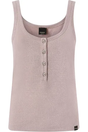 Pinko Button placket tank top