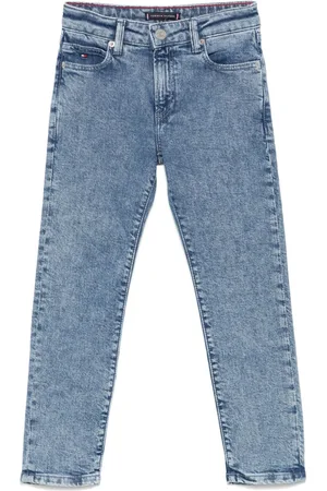 Tommy Hilfiger Logo-embroidered jeans