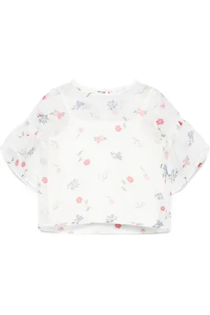 MONNALISA Floral-print blouse