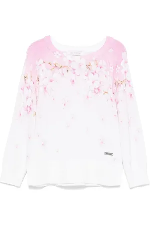 MONNALISA Floral-print sweater