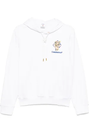 Casablanca Embroidered logo hoodie
