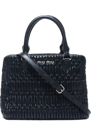Miu Miu 2000s matelassé two-way handbag