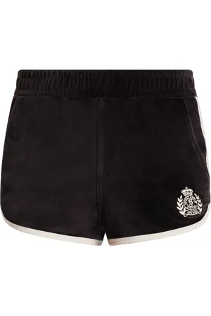 Sporty & Rich Logo-embroidered shorts