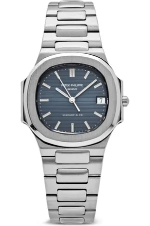 PATEK PHILIPPE 2004 pre-owned Nautilus 3900/001 "Tiffany & Co." 32mm