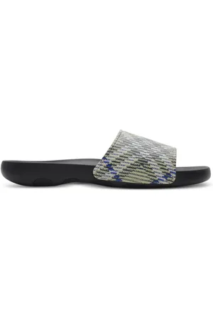 Burberry Vintage Check-pattern slides