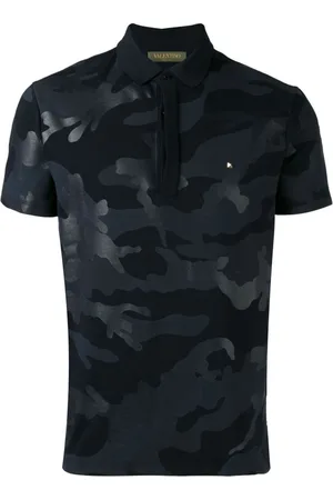 VALENTINO GARAVANI Camouflage-print polo shirt