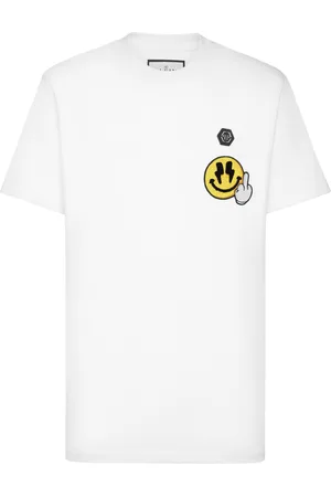 Philipp Plein Smile-patch T-shirt