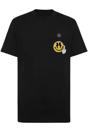 Philipp Plein Smile-patch T-shirt