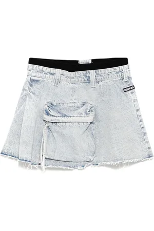 Musium Div. Zip fastening mini skirt