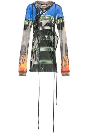 OTTOLINGER Deconstructed mesh T-shirt