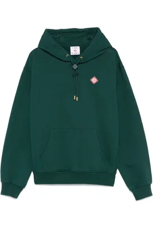 Casablanca Diamond-logo patch hoodie