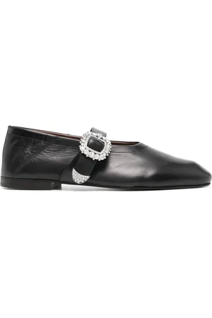 WALES BONNER Buckle-detail ballet flats