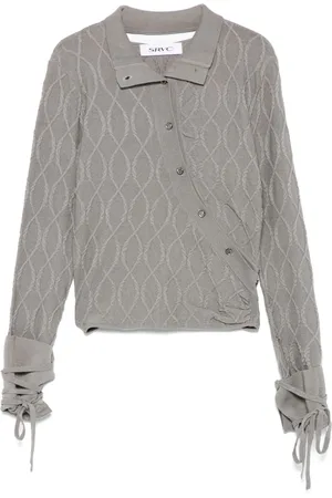 SRVC Twisted-detail sweater