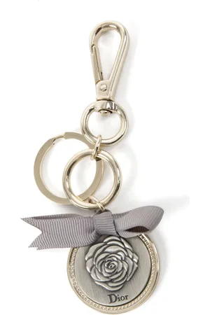 Dior 2000s La Rose keyring charm