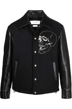 Alexander McQueen Skull-embroidered jacket