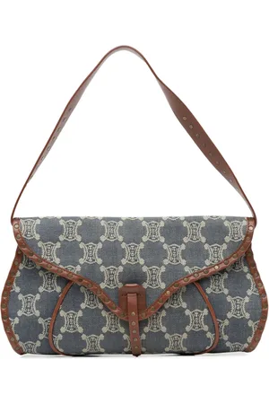 Céline 20th Century Macadam Denim shoulder bag