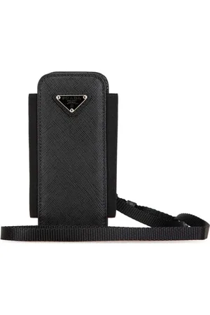 Prada 2013-2024 Saffiano Phone Pouch With Strap shoulder bag