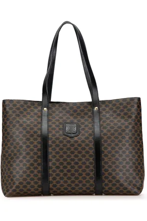 Céline 1998 Macadam Coated Canvas tote bag