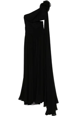 Elie saab Asymmetric silk gown
