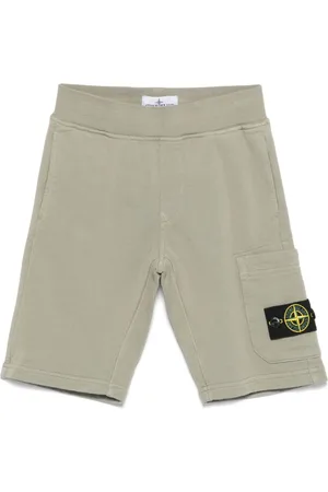 Stone Island Compass-badge track shorts