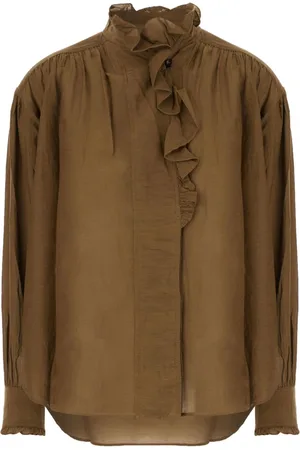 Marant Etoile Ruffle-neck blouse