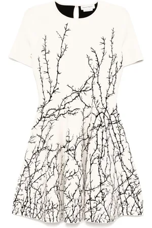 Alexander McQueen Thorn Branches mini dress