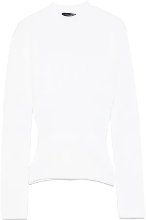MUGLER Ribbed top