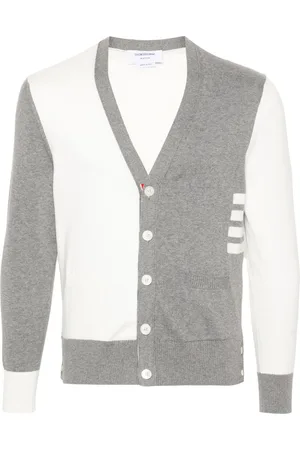 Thom Browne 4-Bar colourblock cardigan