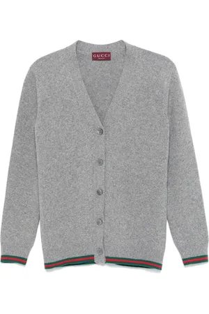 Gucci Web-stripe cardigan