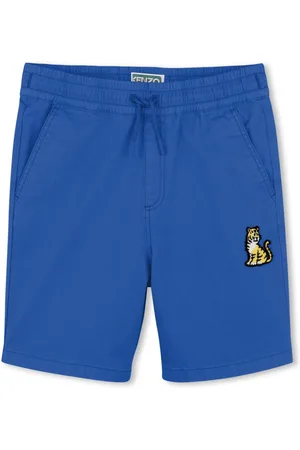 Kenzo Embroidered cotton shorts