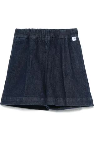 Il gufo Pleat-detail shorts