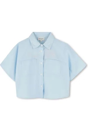 Sonia Rykiel Enfant Logo-embroidery short-sleeved shirt